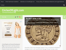 Tablet Screenshot of circlesoflight.com